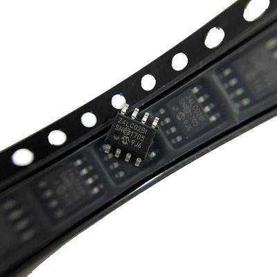 অটোমোটিভ মেমরি আইসি চিপ EEPROM সিরিয়াল-I2C 2K-বিট 256 X 8 3.3V/5V 24LC02B-I/SN